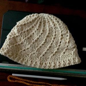 Handmade White Crochet Hat